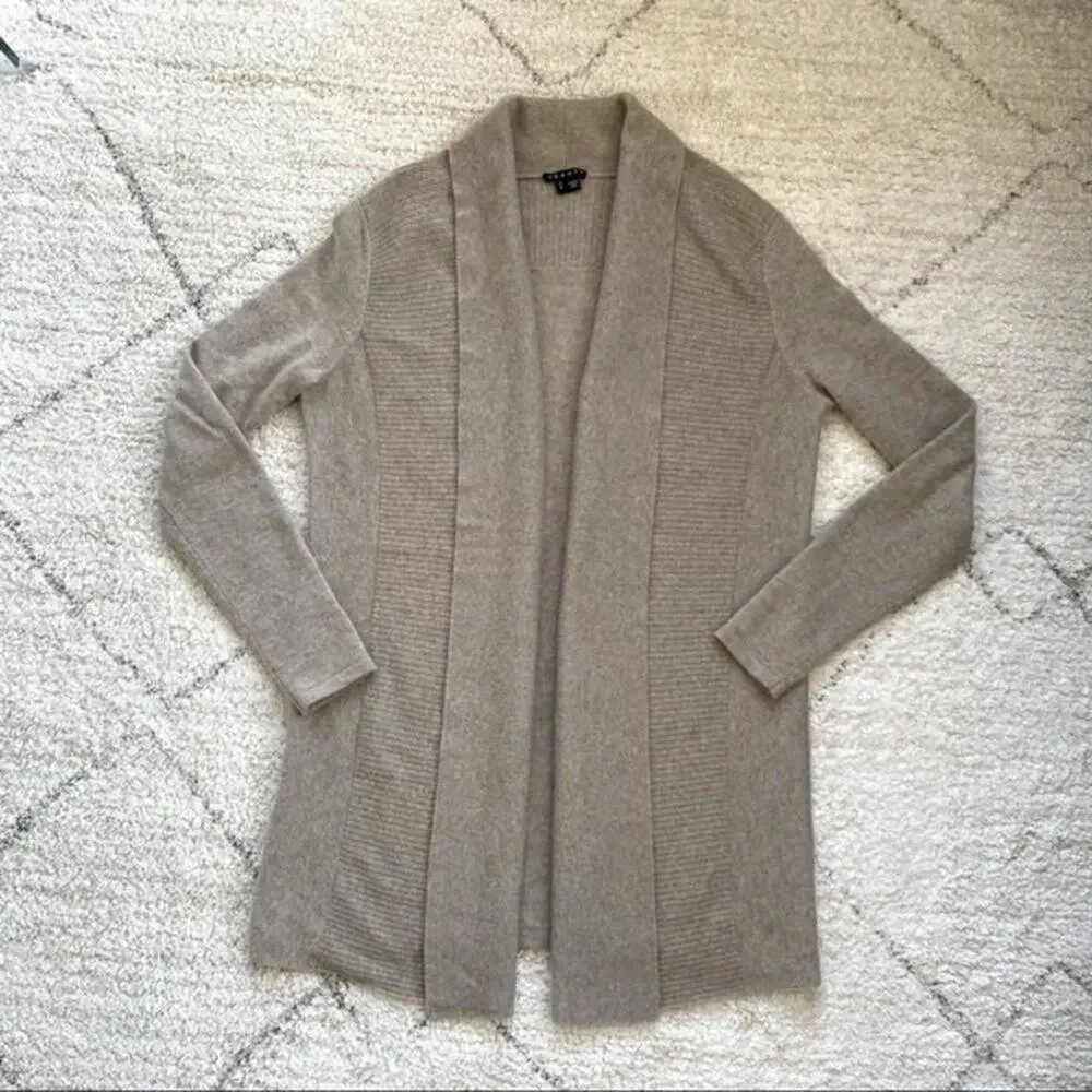 Theory 100% Cashmere Open Cardigan Size S